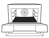 Антипригарный лист 460x330 Unox TG365 SPEED.Pro™ в компании ШефСтор